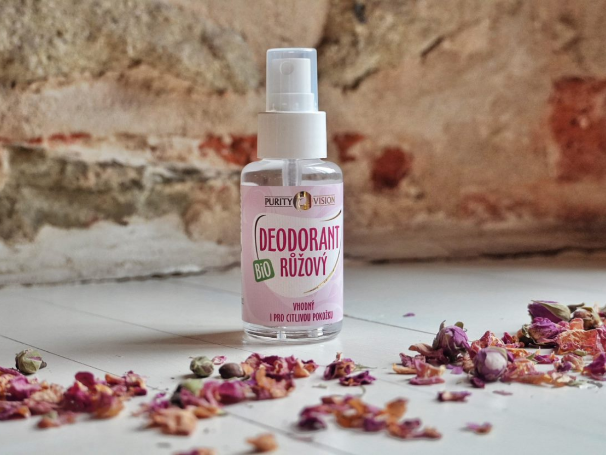 Deodorant Bio cu Trandafir 50 ml