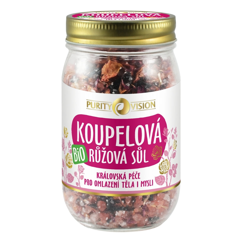 Sare de baie Bio cu Trandafir 400 g