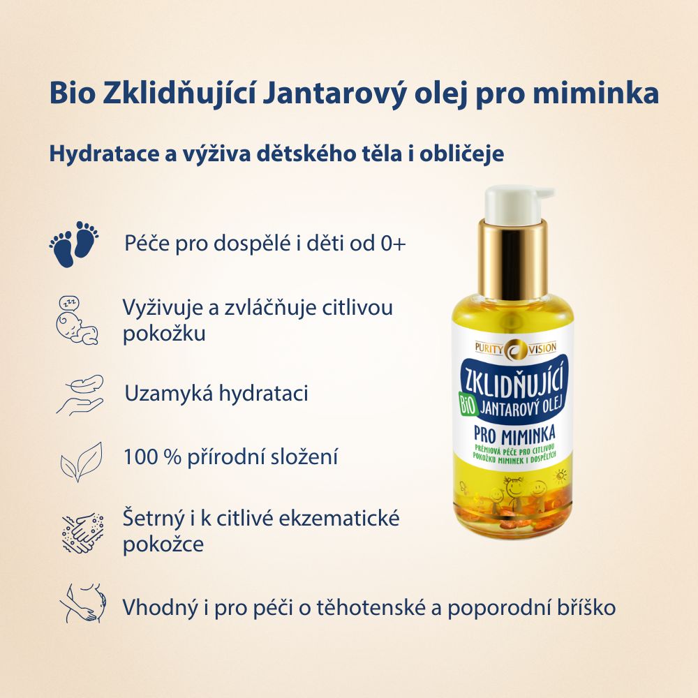 Ulei Bio Calmante cu Chihlimbar 95 ml