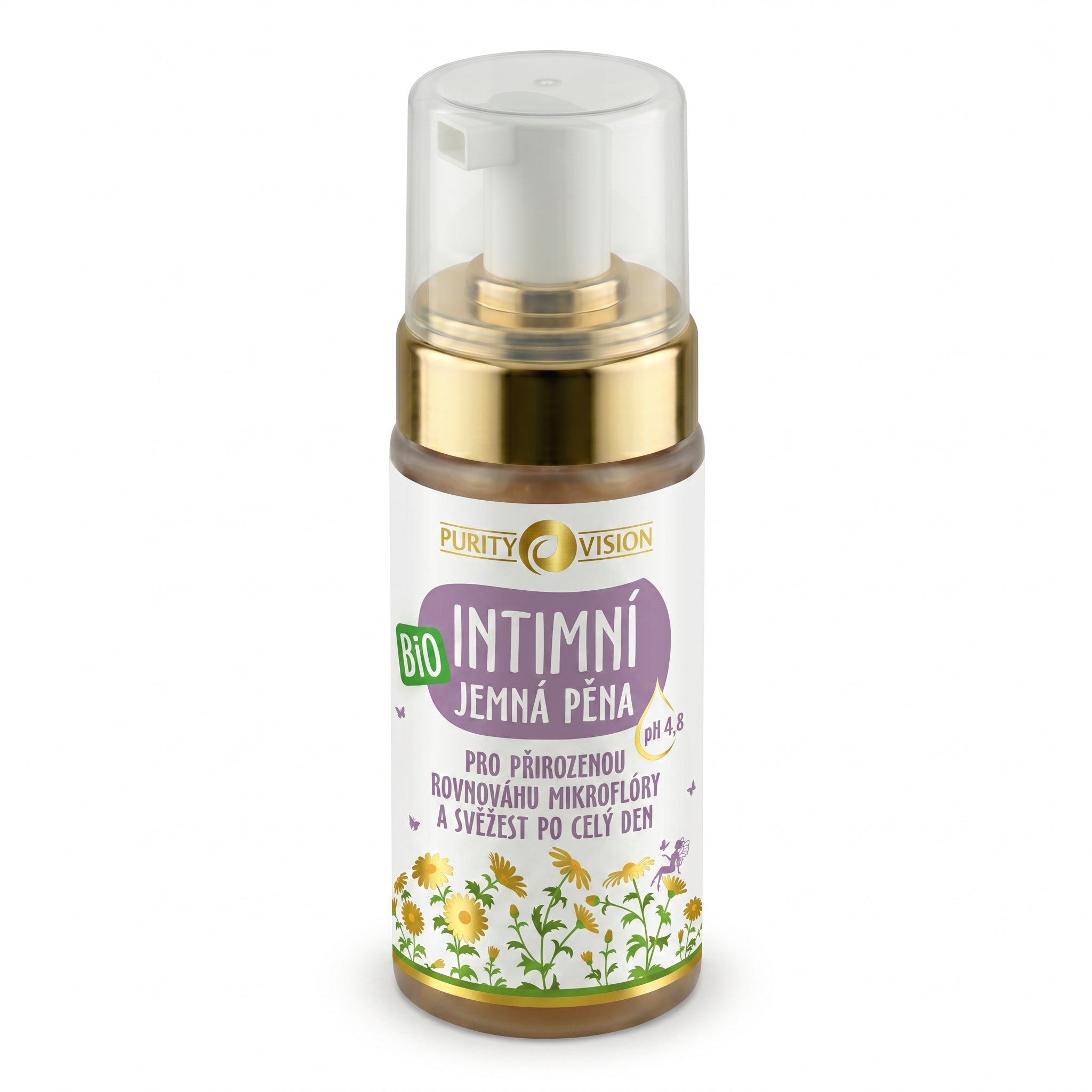 Spumă intimă delicată Bio 90 ml