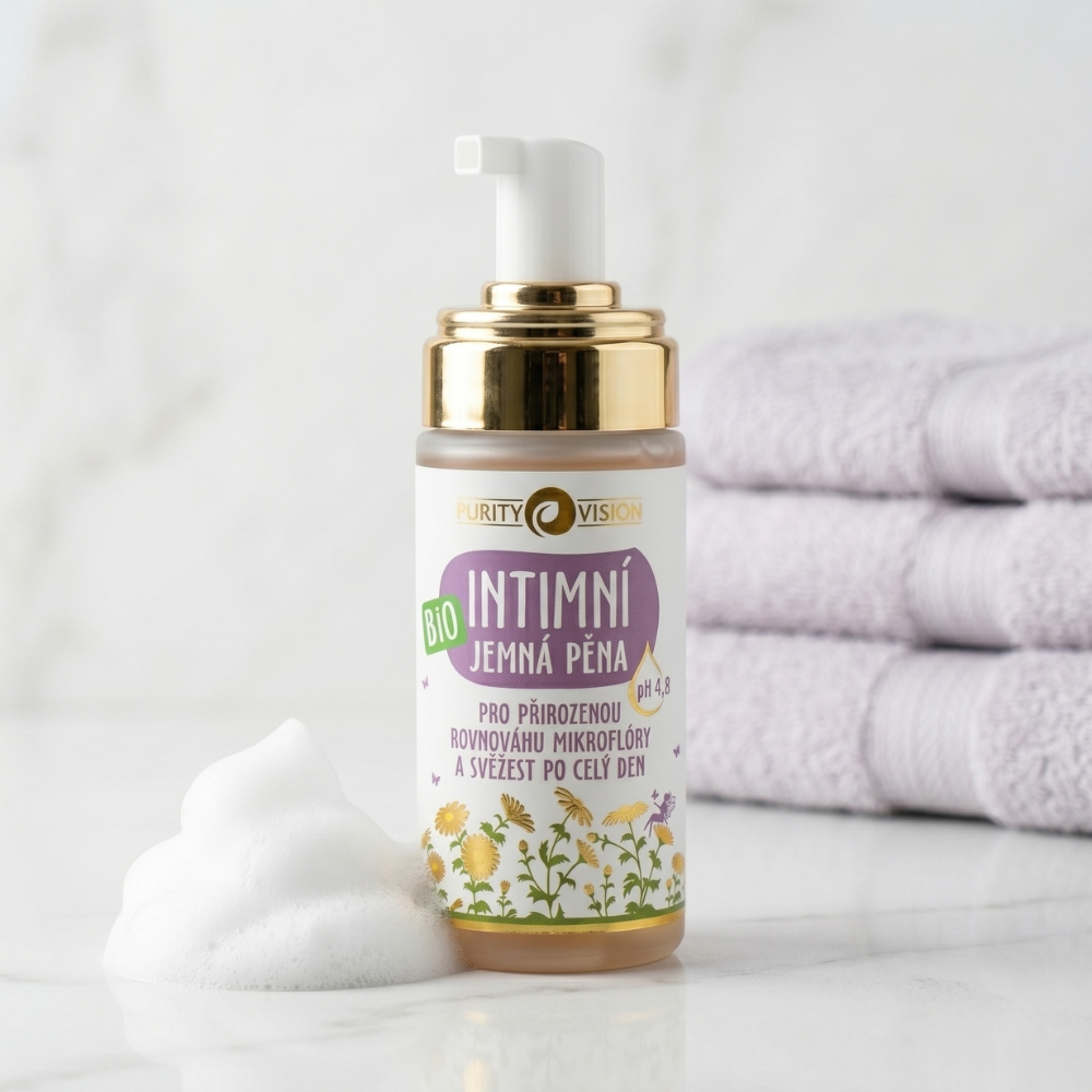 Spumă intimă delicată Bio 90 ml