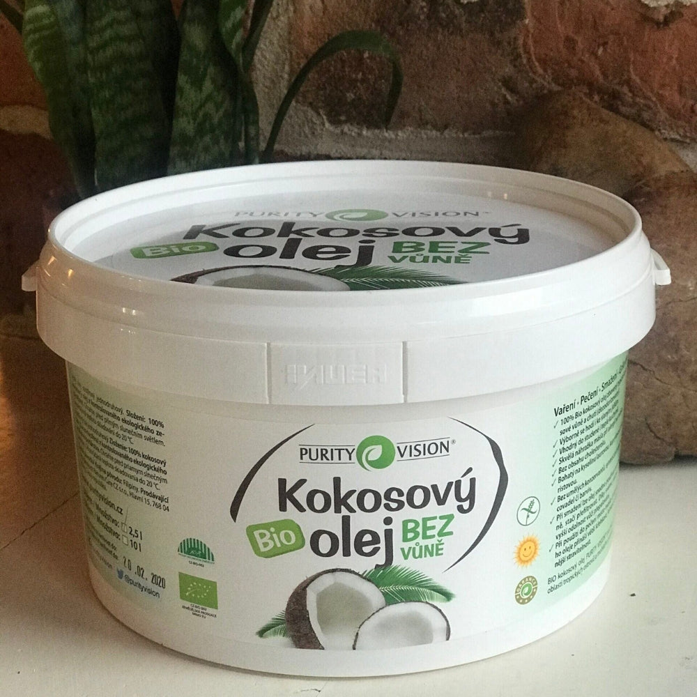Ulei bio de cocos fără parfum 10 l