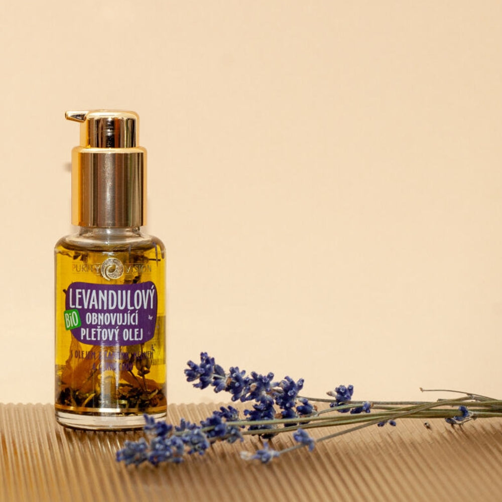 Ulei facial bio cu lavandă, regenerant profund 45 ml