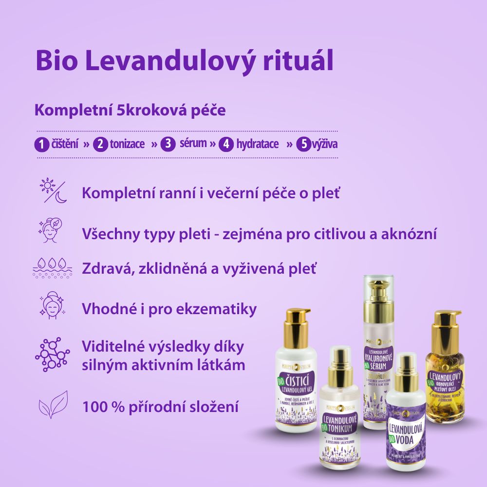 Ritual Bio de Îngrijire Facială cu Lavandă