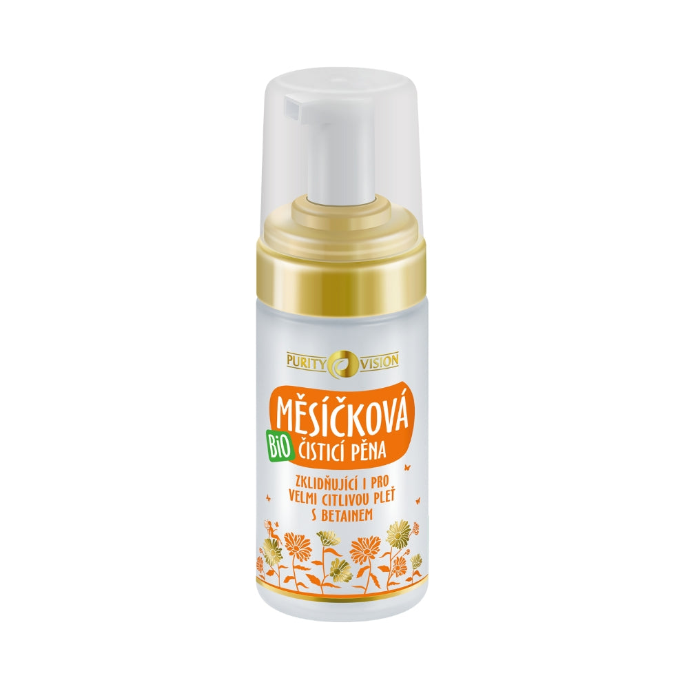 Spumă de Curățare Bio cu Calendula 90 ml