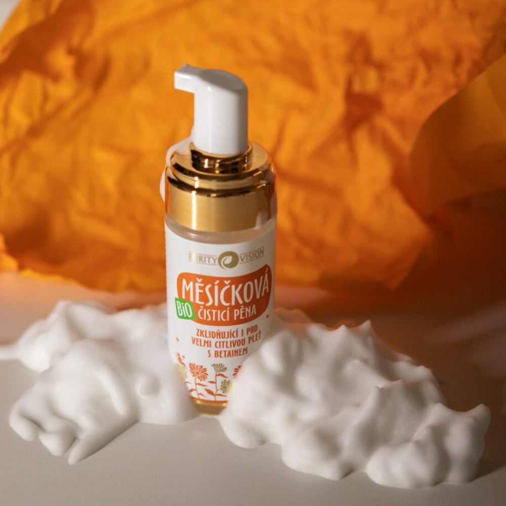 Spumă de Curățare Bio cu Calendula 90 ml