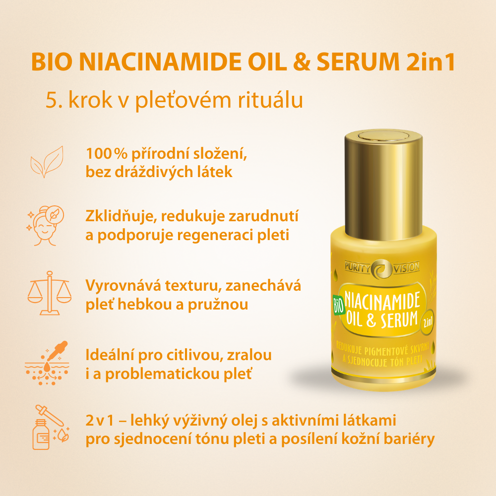 Ulei & Ser Bio Niacinamidă 2în1 30 ml