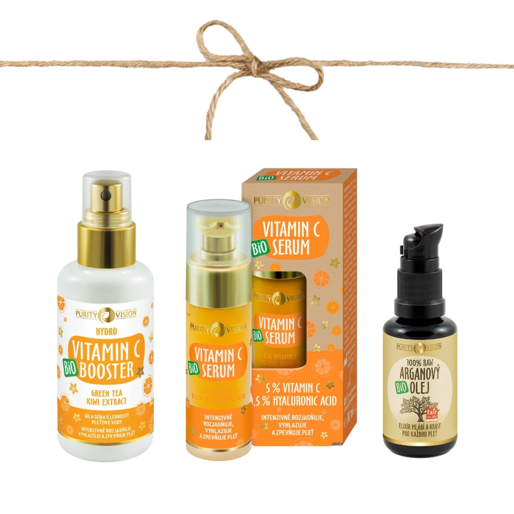 Set cu Vitamina C pentru Luminozitatea Tenului
